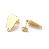 201 Stainless Steel Stud Earring Findings STAS-D244-27G-2