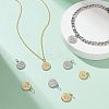 16Pcs 2 Colors Brass Pendants KK-BC0014-13-4