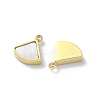 Ion Plating(IP) 304 Stainless Steel Charms STAS-Z099-02G-01-2