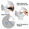 Valentine's Day Stainless Steel Metal Cutting Dies Stencils DIY-WH0518-001-4