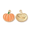 Light Gold Plated Alloy Enamel Pendants LS-X-ENAM-L040-001LG-1
