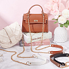 4Pcs 4 Colors Imitation Leather Crossbody Long Purse Straps FIND-WR0009-03G-4