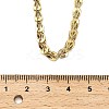 304 Stainless Steel Link Chain Necklaces for Women Men NJEW-Q028-09G-3