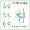 16Pcs 8 Style Plastic Mobile Dustproof Plugs HJEW-DR00281-2