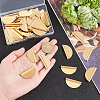 50Pcs Brass Pendants FIND-AR0003-61-3