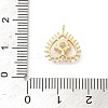 Brass Micro Pave Cubic Zirconia Pendants LS-KK-I380-21G-3