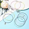 32Pcs 8 Colors Steel Wire Bracelet Cord DIY Jewelry Making TWIR-FS0001-02-8