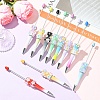 10Pcs 10 Colors Flower Plastic Beadable Pens FIND-YW0008-56-2