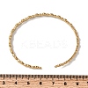 304 Stainless Steel Cuff Bangles for Women BJEW-H635-01G-3