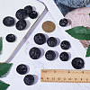 24Pcs 3 Style 1-Hole Alloy Shank Buttons BUTT-GF0001-37-3