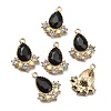 Glass Rhinestone Pendants FIND-TAC0017-07LG-09-1