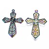 Alloy Big Pendants Rhinestone Settings X-PALLOY-N156-030-RS-2
