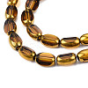 Electroplate Glass Beads Strands EGLA-N008-015C-3