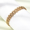 9.5MM 304 Stainless Steel Panther Chains Bracelets for Man and Women SA-CBAB767-14G-3
