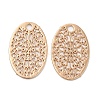 Long-Lasting Plated Brass Filigree Pendants KK-K336-11KCG-1