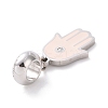 304 Stainless Steel European Dangle Charms STAS-I177-24A-P-3