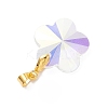 AB Color Plated Glass Pendants PALLOY-JF04596-01-5