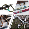 3Pcs 3 Colors Outdoor EDC Tool Titanium Alloy Parachute Rope European Beads FIND-NB0004-97B-6