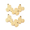 Ion Plating(IP) 304 Stainless Steel Pendants STAS-I309-05G-1