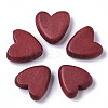 Painted Wood Beads X-WOOD-R265-08F-1