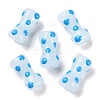 Handmade Bumpy Lampwork Beads LAMP-C012-01F-1