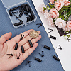 Alloy Detachable Cord End Lock Stoppers FIND-CP0002-55C-3