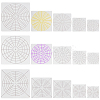 Mandala Style PET Plastic Hollow Out Drawing Painting Stencils Templates DIY-WH20009-11-1