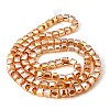 Electorplated Glass Beads EGLA-E006-1H-2