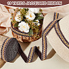 10 Yards Polyester Rhombus Ribbon for Jewelry Making OCOR-GA0002-12-5
