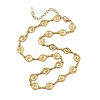 304 Stainless Steel Hollow Spiral Link Chain Necklaces for Women NJEW-JN06395-01-2
