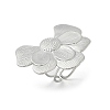 304 Stainless Steel Cuff Open Rings for Women LS-RJEW-F195-03P-4
