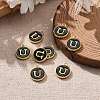 Golden Plated Alloy Charms X-ENAM-S118-02U-5
