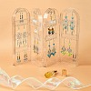 4 Foldable Screen Acrylic Earring Display Stands EDIS-N010-02-5