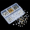425Pcs 6 Style Iron & 304 Stainless Steel Ear Nuts FIND-FS0001-88-2