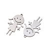 201 Stainless Steel Pendants STAS-I364-11P-2