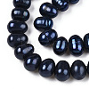 Natural Cultured Freshwater Pearl Beads Strands PEAR-N013-07K-5