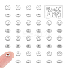 50Pcs 304 Stainless Steel Beads STAS-UN0059-85-1