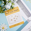 12Pcs 3 Styles Rack Plating Brass Beads KK-BBC0014-35-6