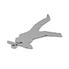 Non-Tarnish 304 Stainless Steel Pendants STAS-B062-01B-P-2