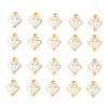 20Pcs Light Gold Alloy Enamel Charms ENAM-YW0001-36C-1