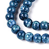 Baking Paint Glass Beads Strands X-DGLA-N016-6mm-10-3