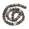 Natural African Bloodstone Beads Strands G-C267-A15-3