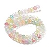 Transparent Crackle Glass Beads Strands CCG-L050-01A-09-3