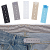 20Pcs 5 Colors Polyester & Spandex Adjustable Pants Waist Extender FIND-HY0004-39-1