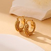 304 Stainless Steel Hoop Earrings for Women EA4595-2-2