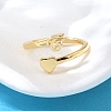 Brass Cuff Rings for Women RJEW-U044-T-2