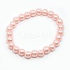 Stretchy Glass Pearl Bracelets BJEW-D068-6mm-20-1