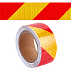 Waterproof EPT(Ethylene Propylene Terpolymer) & PVC Reflective Self-adhesive Tape DIY-WH0030-82A-1