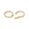 Rack Plating Brass Micro Pave Clear Cubic Zirconia Spring Gate Ring X-ZIRC-C040-25G-3