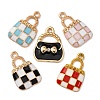 10Pcs 5 Styles Alloy Enamel Pendants ENAM-FP0002-38-1